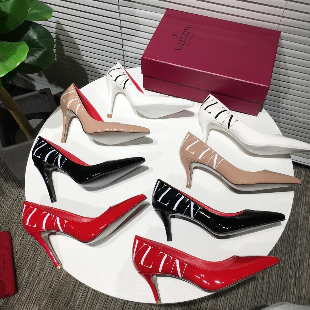 华伦天奴欧美品牌女鞋 Valentino漆皮系列女鞋 华伦天奴官网新款 - 七七奢侈品
